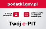 Na zdjęciu cztery napisy :
pierwszy napis - podatki.gov.pl,
drugi napis - e-Urząd Skarbowy,
trzeci napis -Twój e-PIT i czwarty napis - Umów wizytę w urzędzie skarbowym