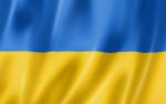 Flaga Ukrainy w kolorach niebiesko-żółtych